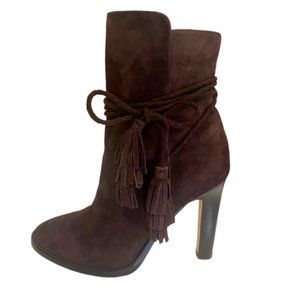 Joie - Dark Brown, Suede Chap boots EUC size 37.5